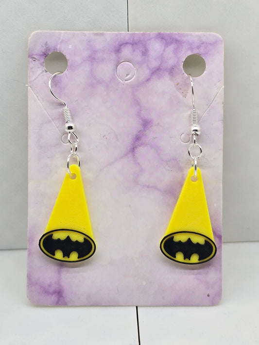 Bat Signal Earrings