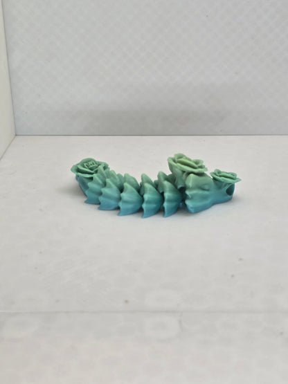 Bone Dragon 5 with Roses - Erratically Eccentric Creations