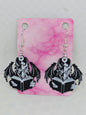 Dragon Reading Book Earrings