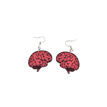 Brain Earrings