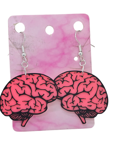 Brain Earrings