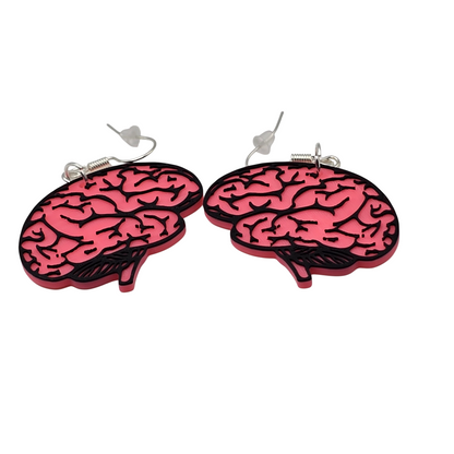 Brain Earrings