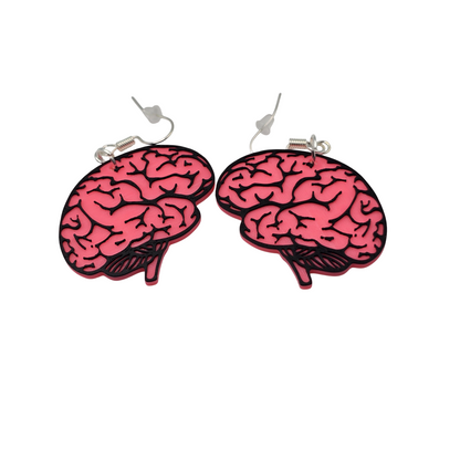 Brain Earrings