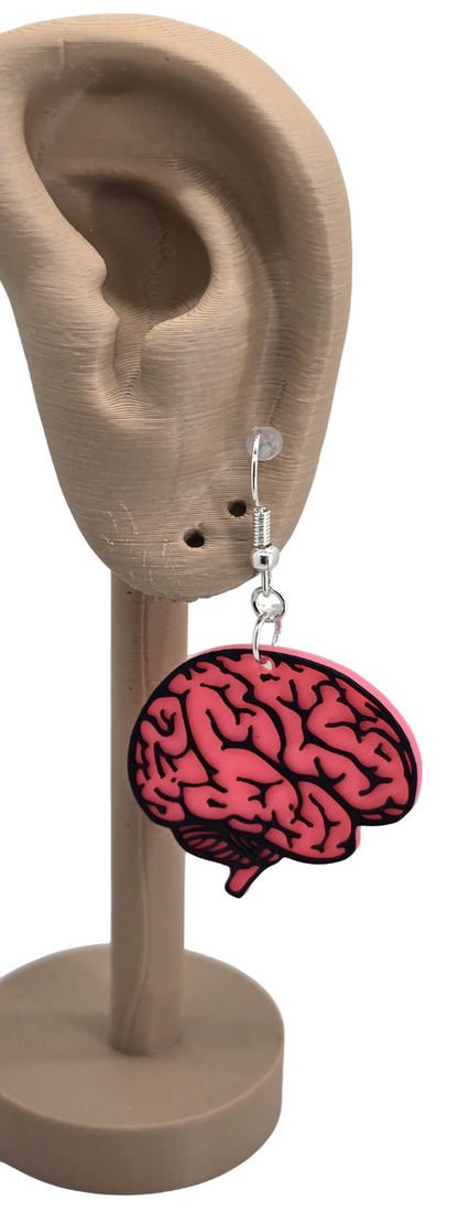 Brain Earrings