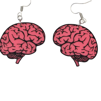Brain Earrings