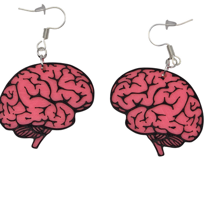 Brain Earrings