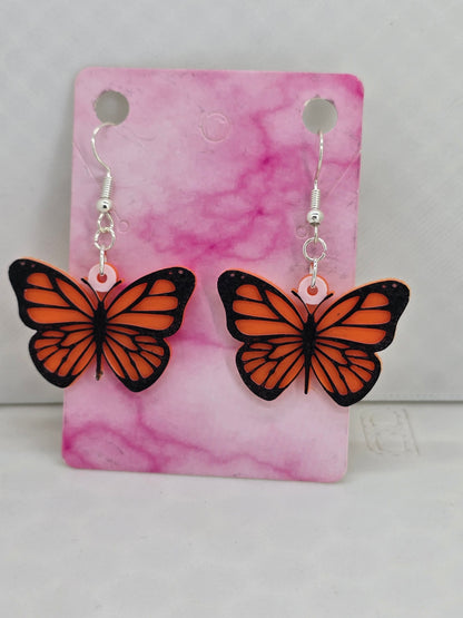 Layered Butterfly Earrings - 3D Printed Earrings!