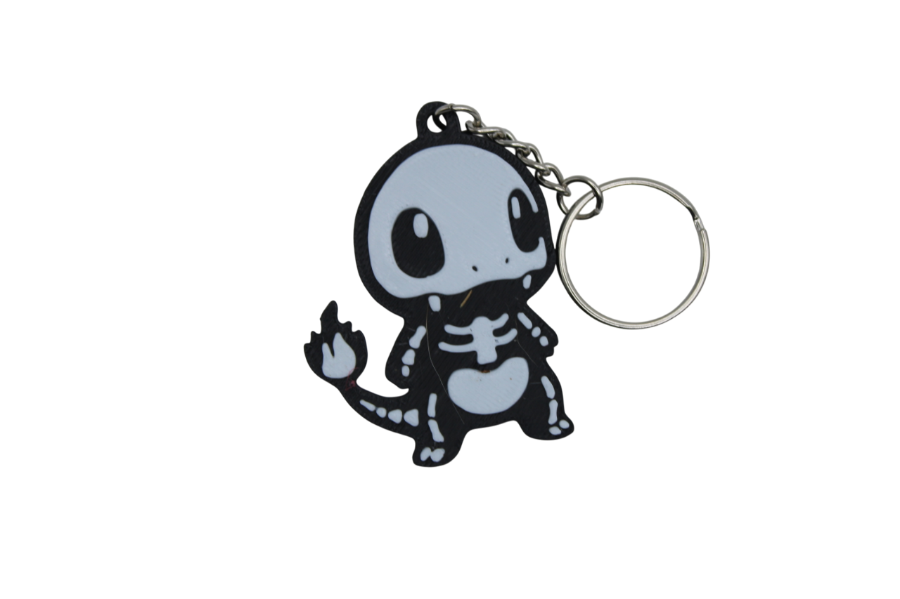 Charmander Skelli Keychain