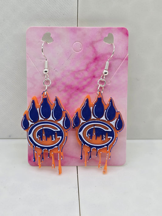 Chicago Bears City Earrings