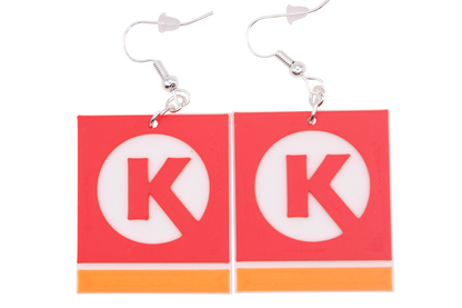 Circle K Earrings