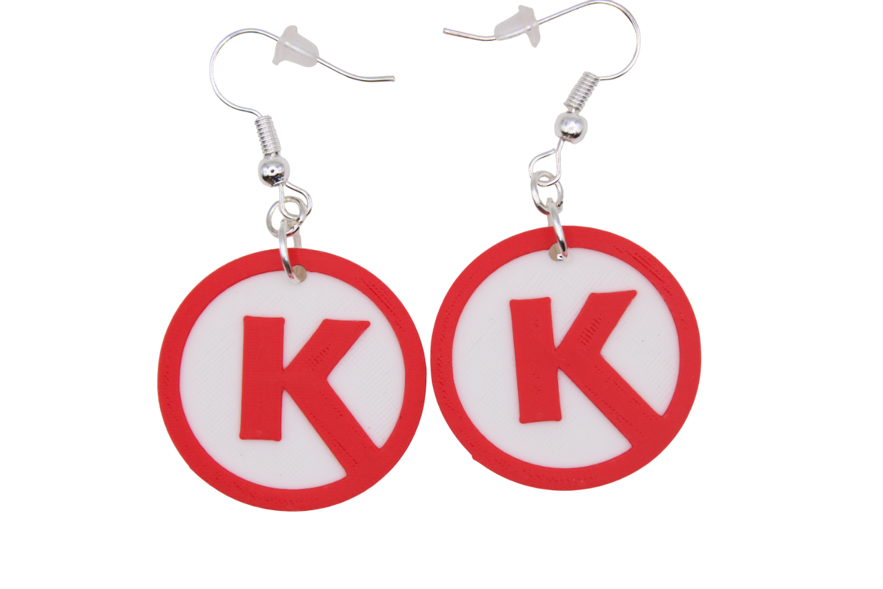 Circle K Earrings