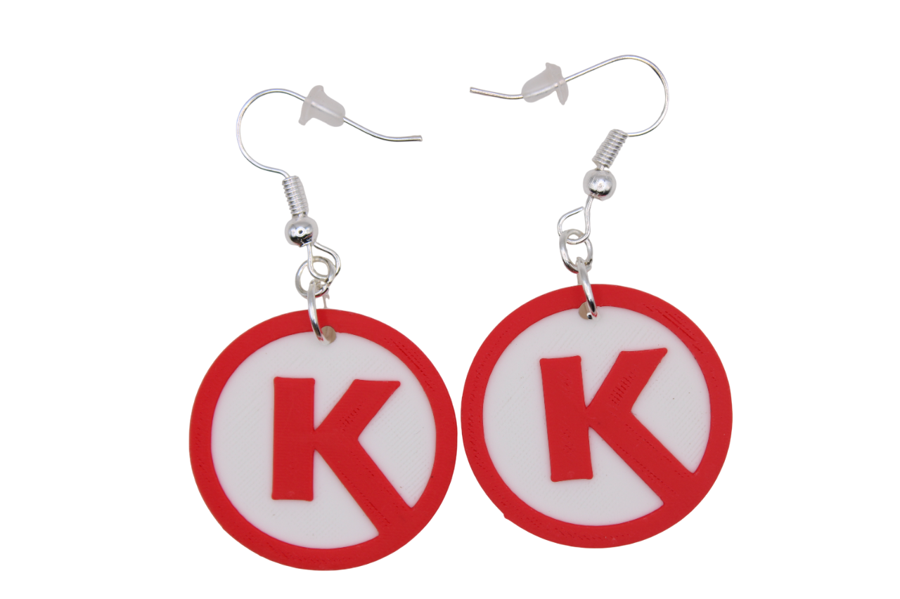 Circle K Earrings