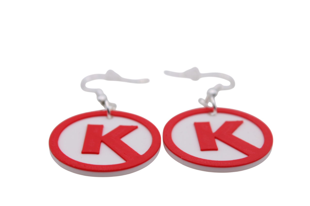 Circle K Earrings