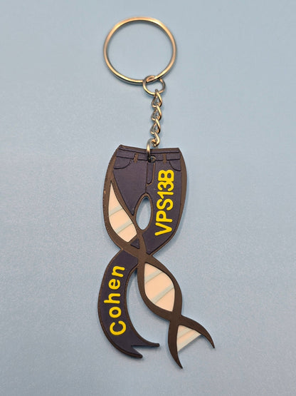 Cohen Syndrome Keychains - 3D Printed (Gene related syndromes) - Erratically Eccentric Creations