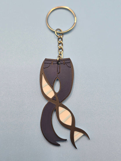 Cohen Syndrome Keychains - 3D Printed (Gene related syndromes) - Erratically Eccentric Creations