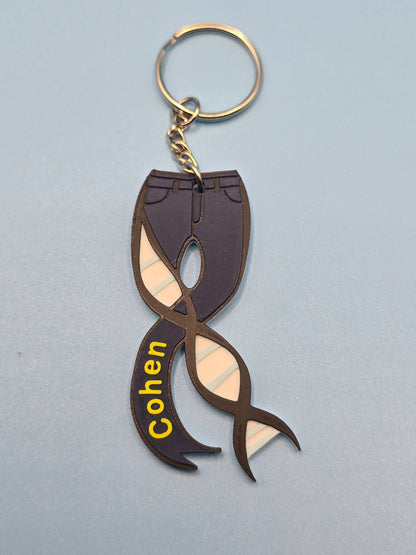 Cohen Syndrome Keychains - 3D Printed (Gene related syndromes) - Erratically Eccentric Creations