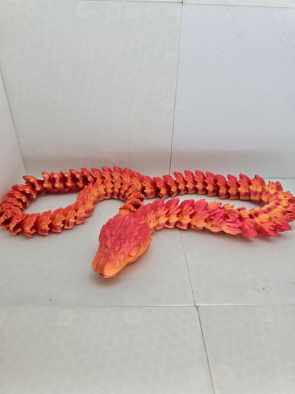 Crystal Snake Large - Erratically Eccentric Creations