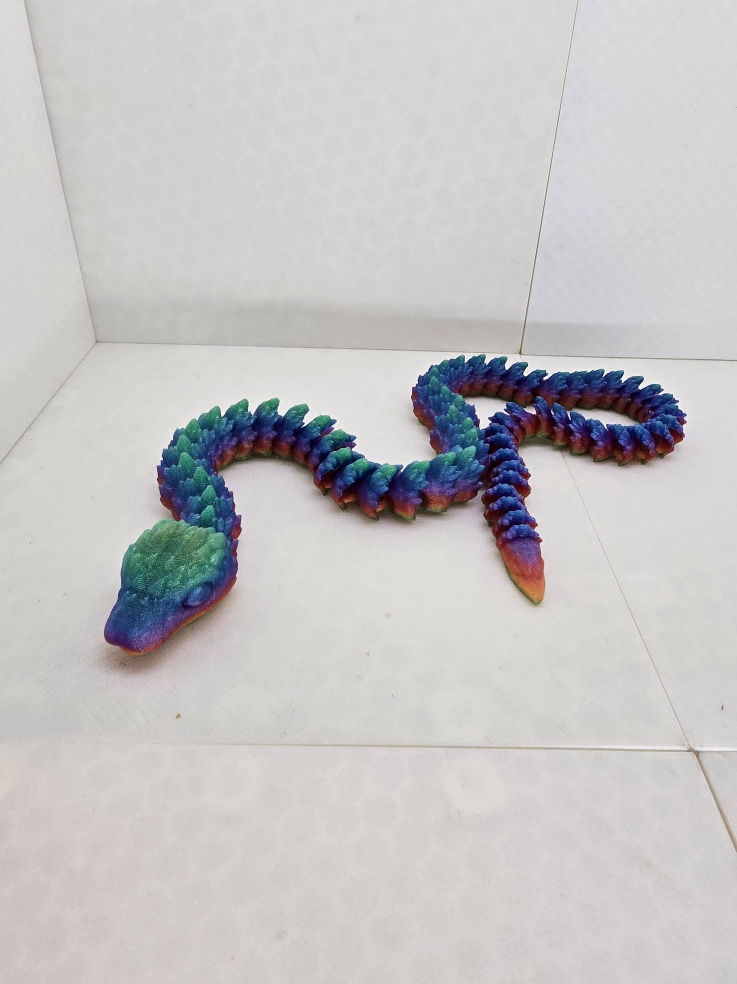 Crystal Snake Large - Erratically Eccentric Creations