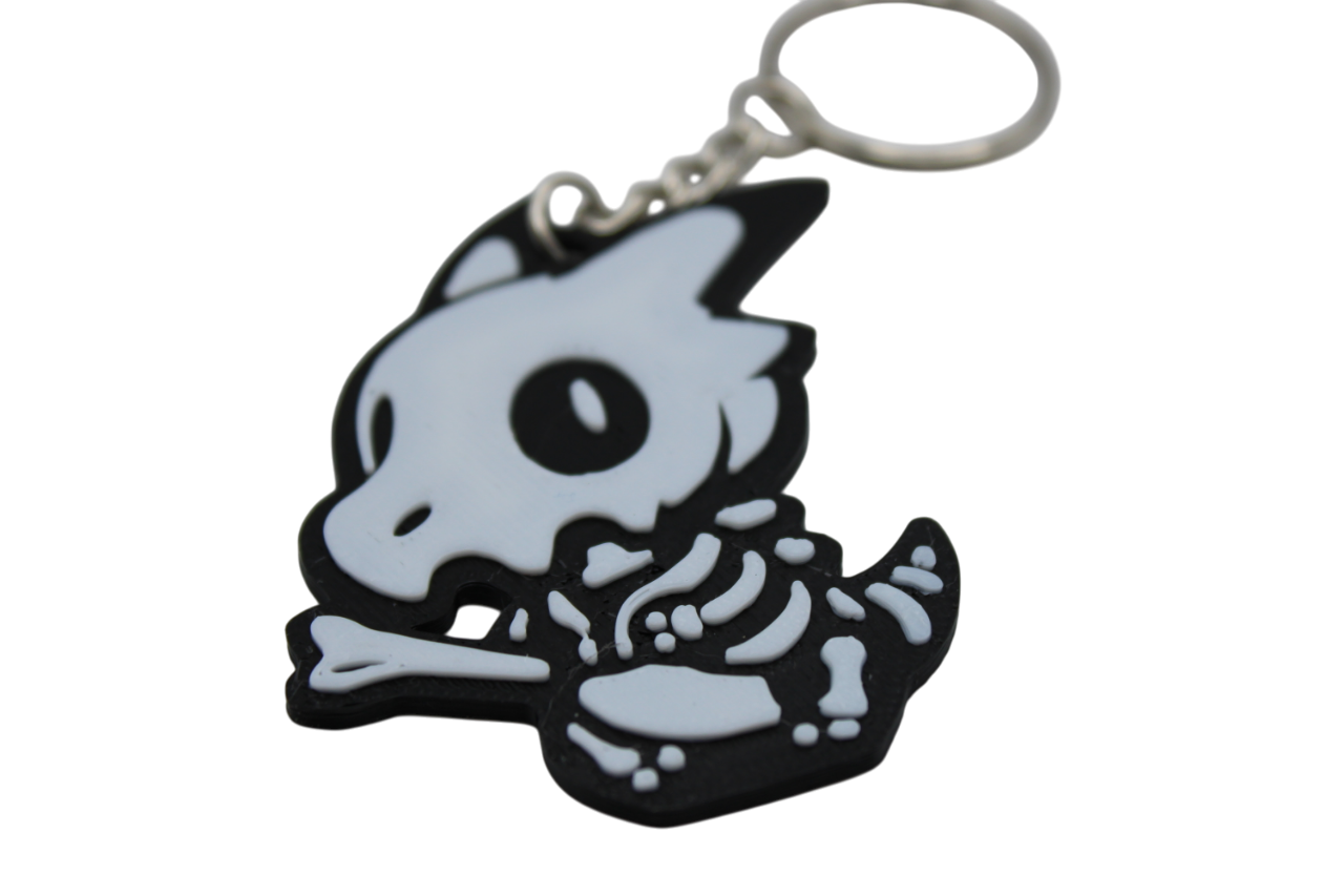 Cubone Skelli Keychain