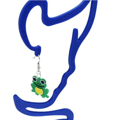 Cute Frog Earrings - 3D Printed Earrings!
