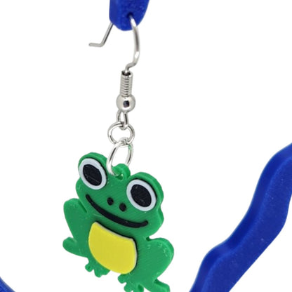 Cute Frog Earrings - 3D Printed Earrings!