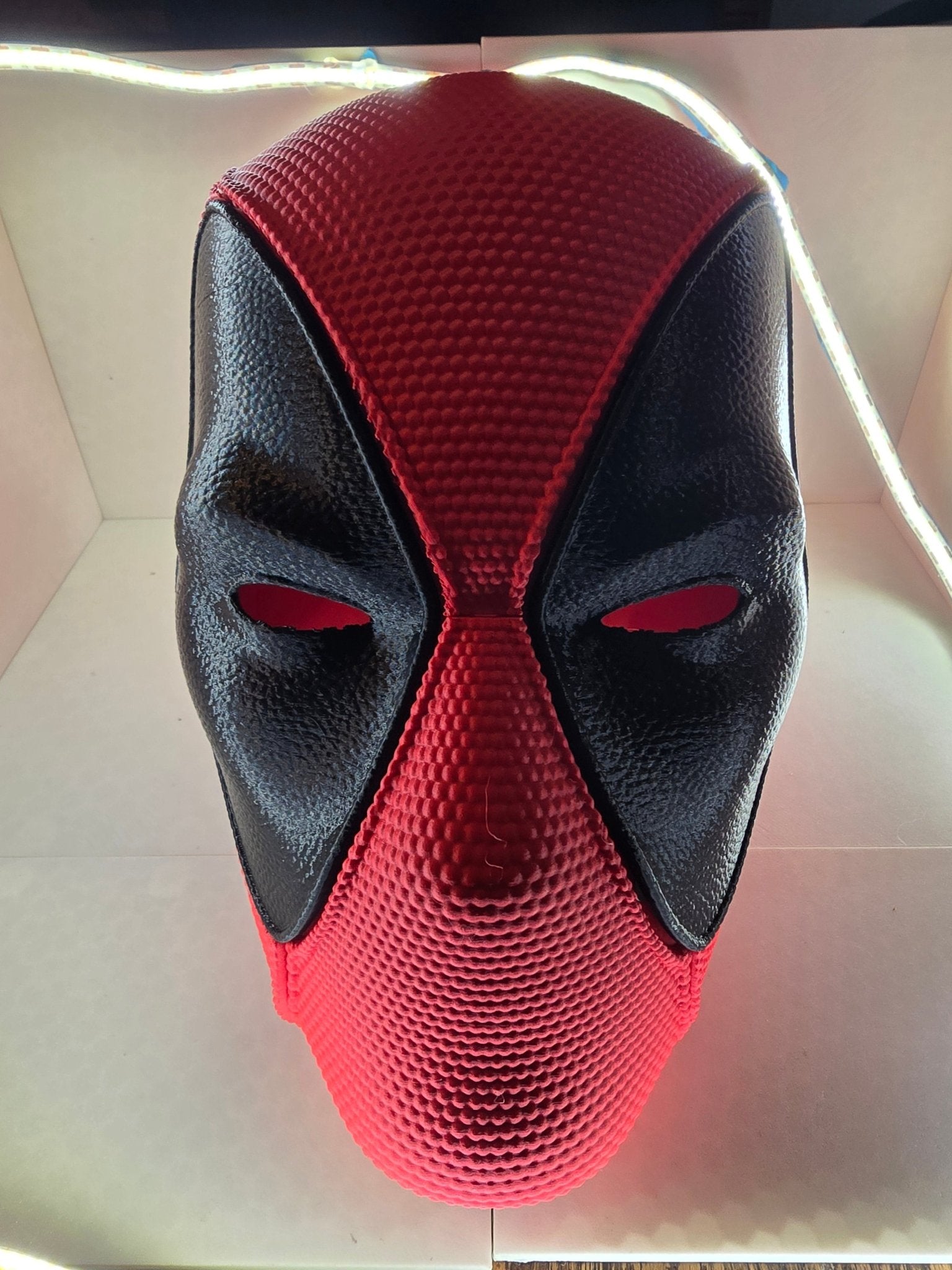 Deadpool Helmet 3D Printed - Erratically Eccentric Creations