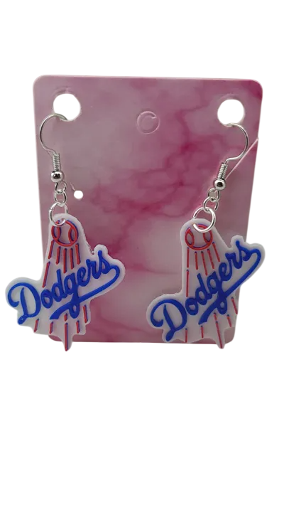 Dodgers Earrings