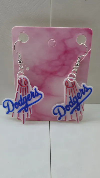 Dodgers Earrings