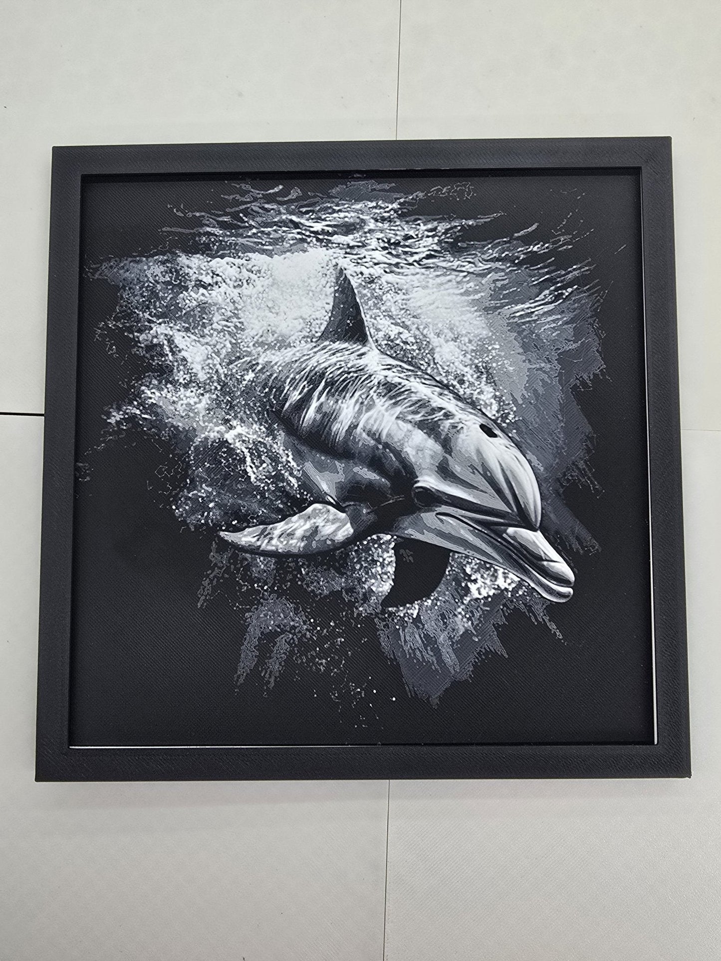 Dolphin Painting 3D Print - Erratically Eccentric Creations