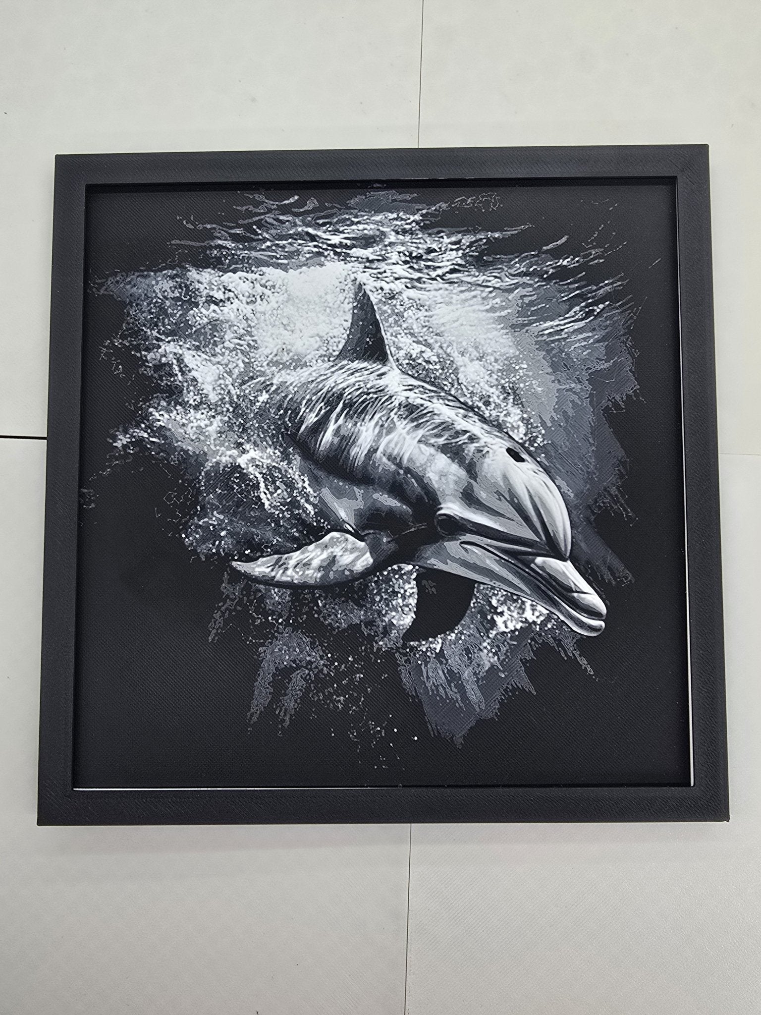 Dolphin Painting 3D Print - Erratically Eccentric Creations