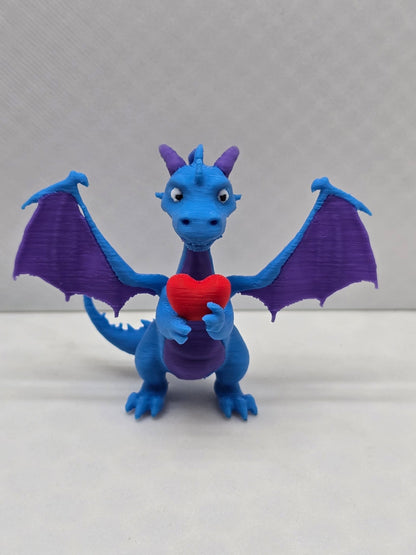 Dragon Heart Statue - Erratically Eccentric Creations