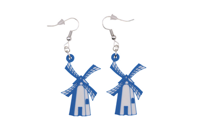 Dutch Bros Windmill Earrings