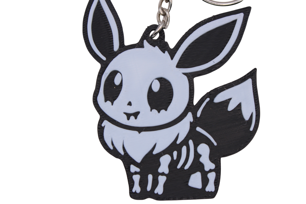 Eevee Skelli Keychain