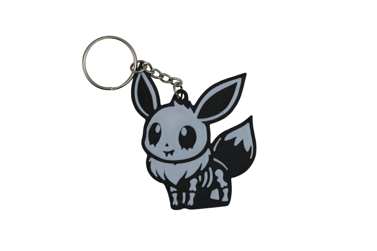 Eevee Skelli Keychain