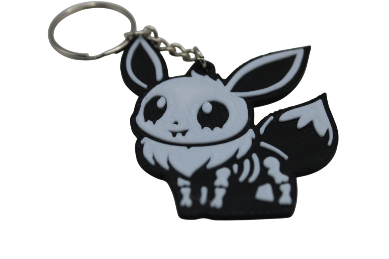 Eevee Skelli Keychain