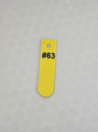 Eighth Note Earrings - 3d printed earrings!