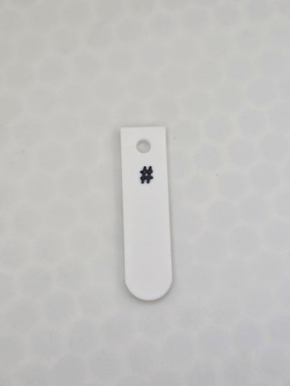 Eighth Note Earrings - 3d printed earrings!