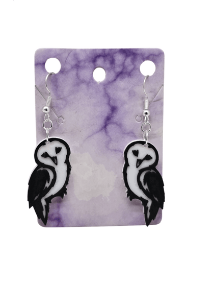 Elegant Owl Earrings - Erratically Eccentric Creations
