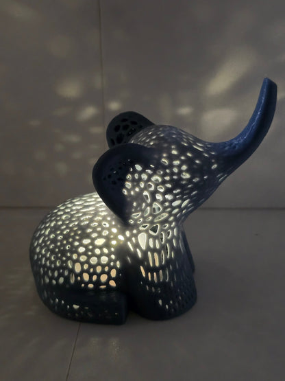 Elephant Tealight - Erratically Eccentric Creations