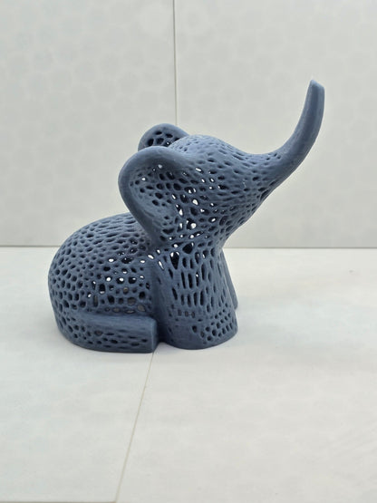 Elephant Tealight - Erratically Eccentric Creations