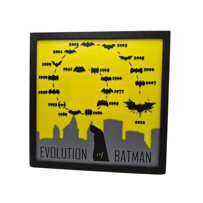 Evolution of Batman Painting - Erratically Eccentric Creations