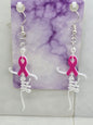 Faith Cancer Cross Earrings 3D Printed