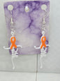 Faith Cancer Cross Earrings 3D Printed