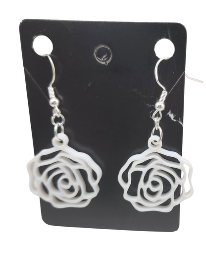Rose no border Earrings
