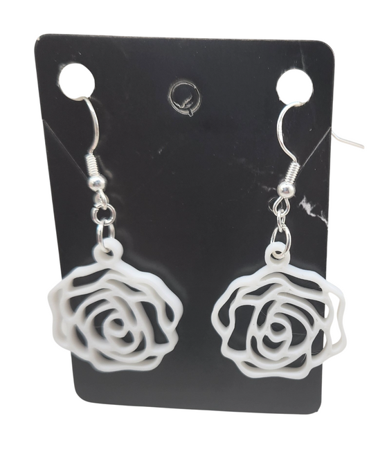 Rose no border Earrings