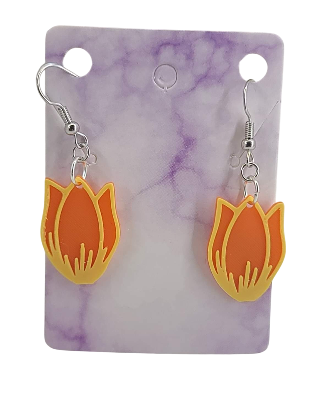 Tulip earrings - 3D Printed Earrings!