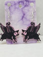 Flying Pig Earrings - Erratically Eccentric Creations