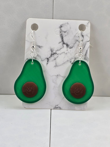 Food and Drink Earrings - 11 variations - 3D printed earrings