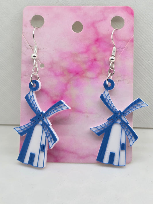 Dutch Bros Windmill Earrings