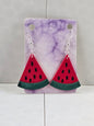 Watermelon Slice Earrings - 3D Printed Earrings!